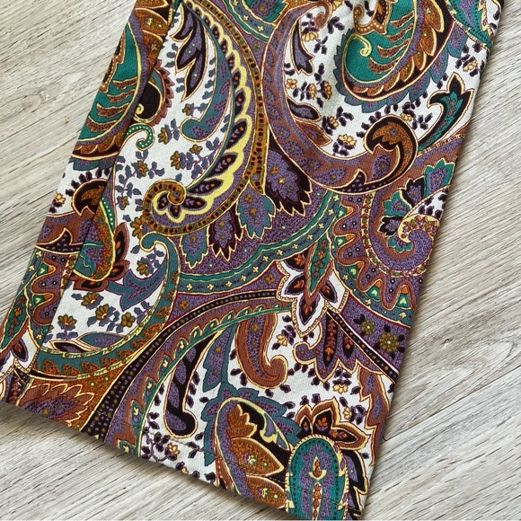 Vintage Y2K Marc Jacobs LOOK Boho Paisley High Rise Pants - Picture 2 of 11